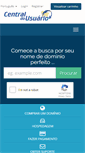 Mobile Screenshot of centraldousuario.com.br